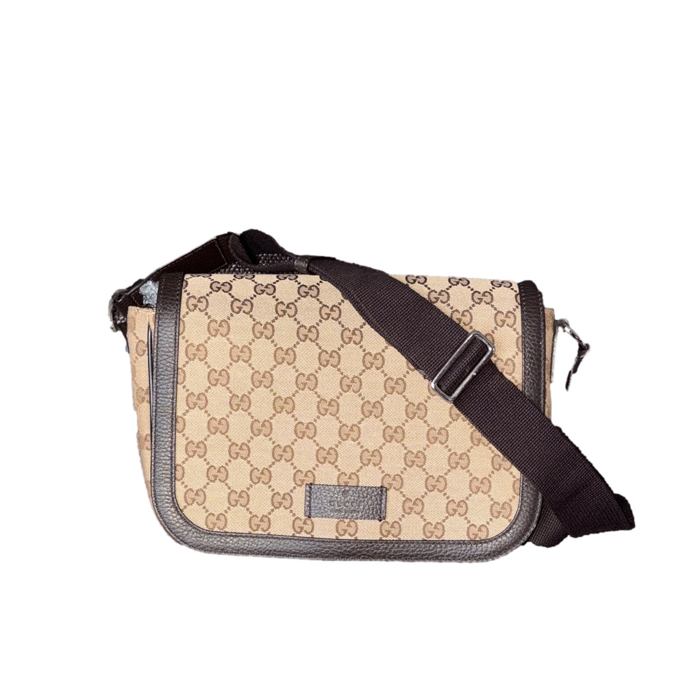 Gucci Beige and Brown Crossbody Bag